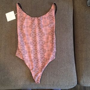 NWT Arrow&Eve One Piece Reversible Thong